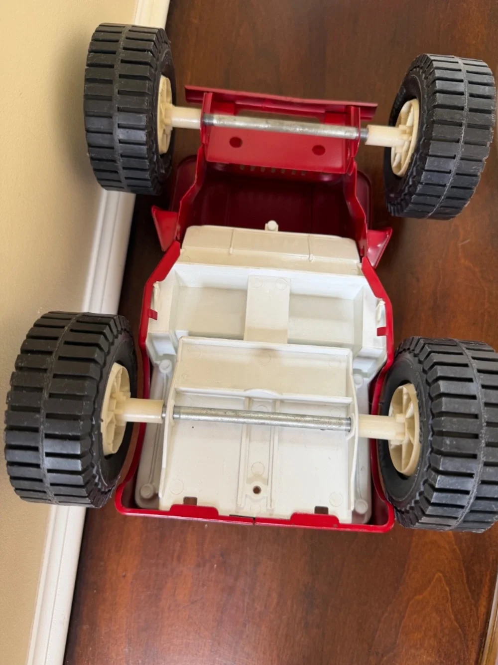 Vintage 1970s Tonka Pressed Steel Red Dune Buggy Jeep No. 2445